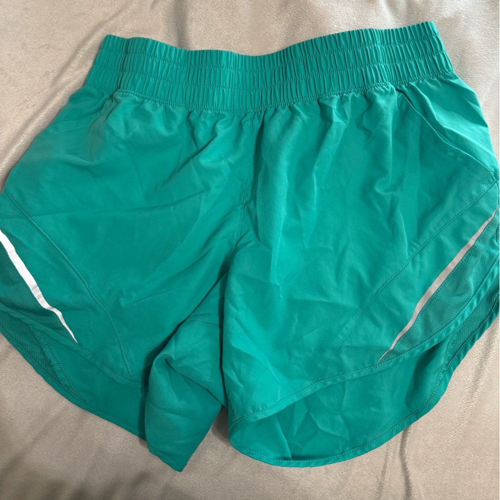 Teal Athletic running shorts